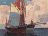 Shadows, French Tuna Boats By Edgar Payne Fine Art Print