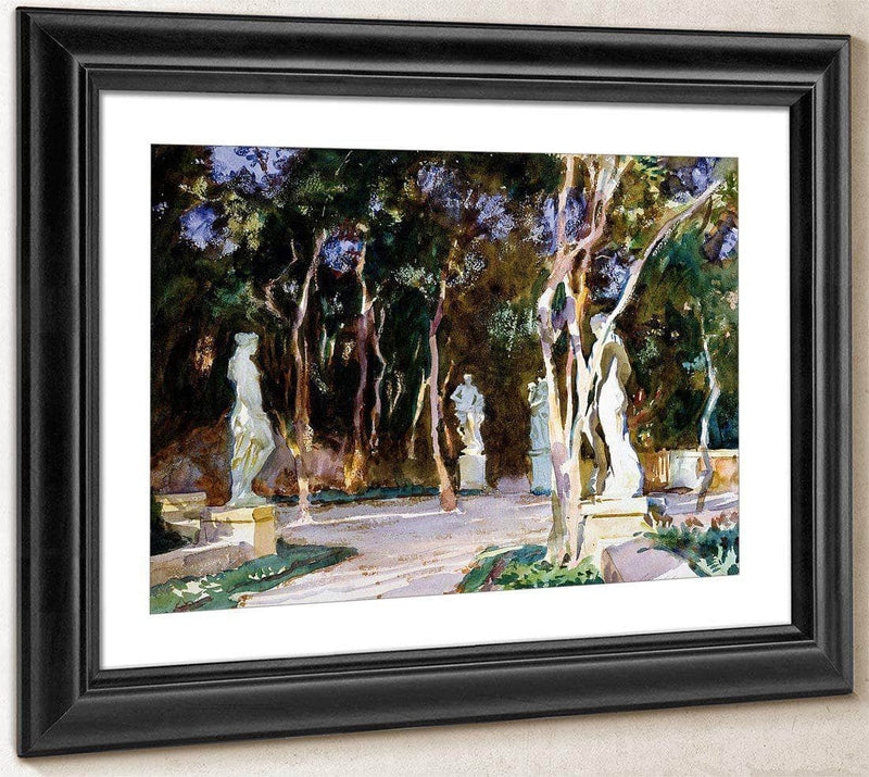 Shady Paths, Vizcaya By John Singer Sargent Fine Art Print