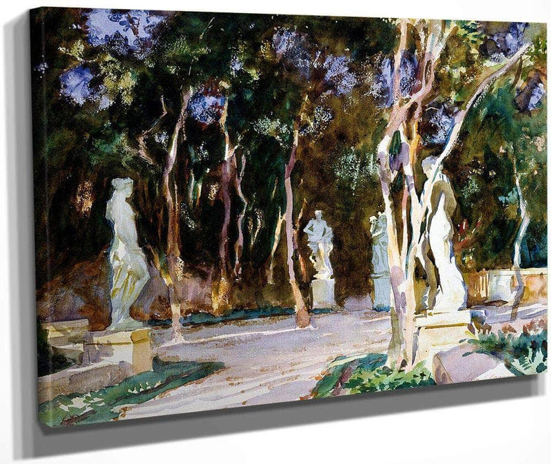 Shady Paths, Vizcaya By John Singer Sargent Fine Art Print