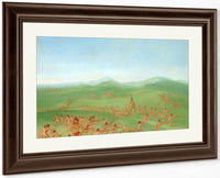 Sham Fight, Mandan Boys By George Catlin Fine Art Print