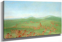 Sham Fight, Mandan Boys By George Catlin Fine Art Print
