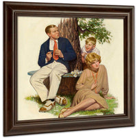 She Loves Me ...She Loves Me Not By Leslie Thrasher Fine Art Print