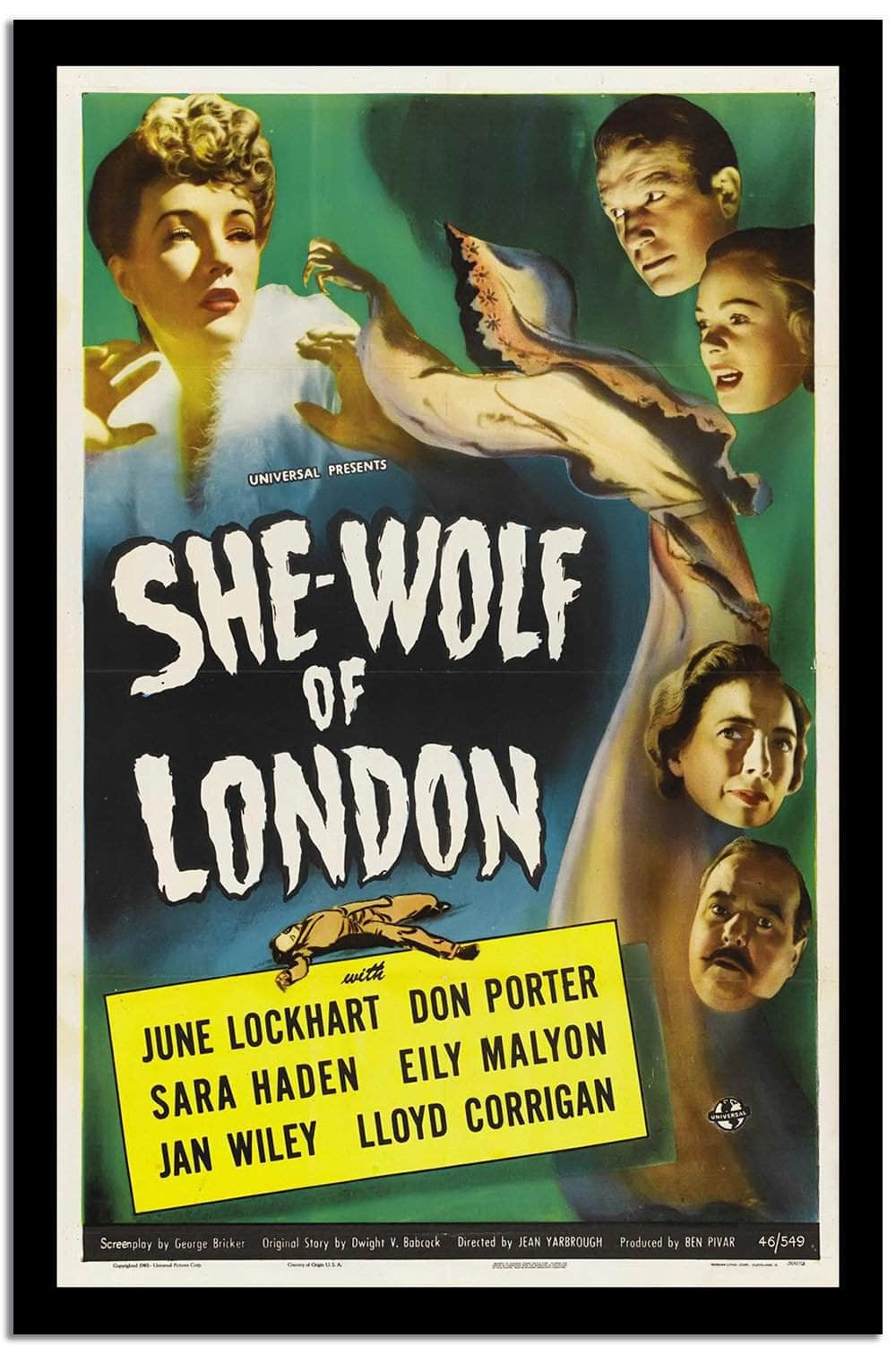 She Wole Of London  Vintage Poster Fine Art Print