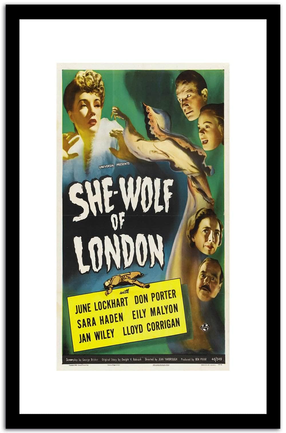 She Wole Of London  Vintage Poster Fine Art Print