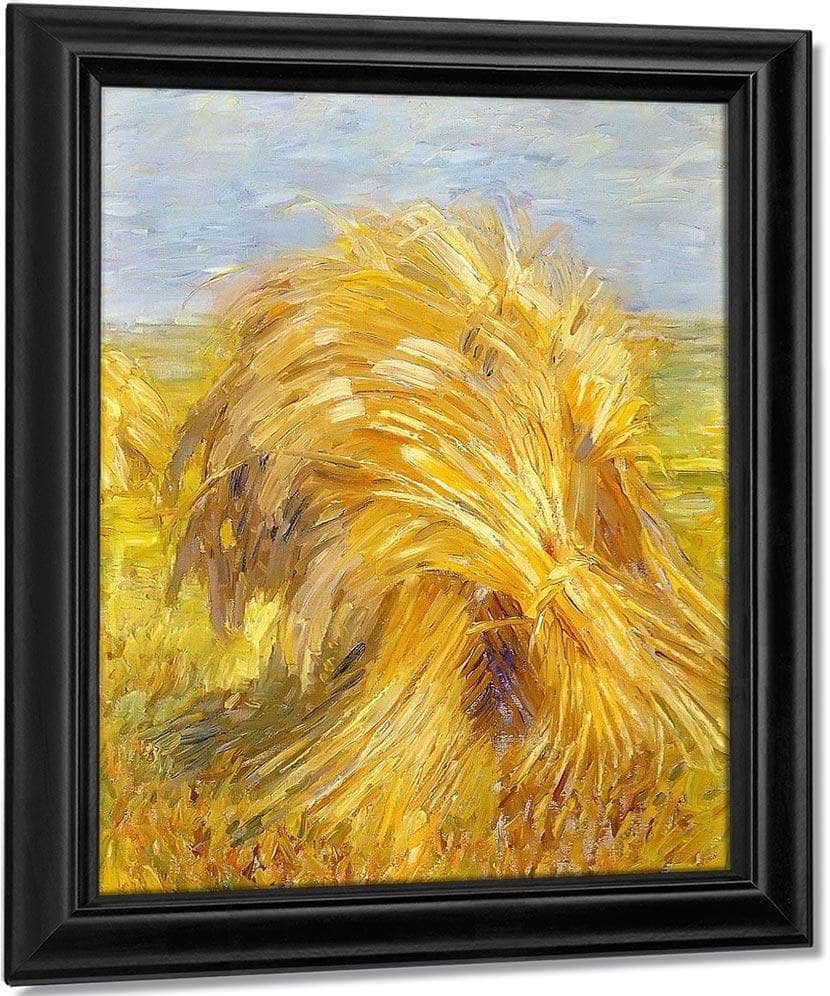 Sheaves Of Grain By Franz Marc Fine Art Print