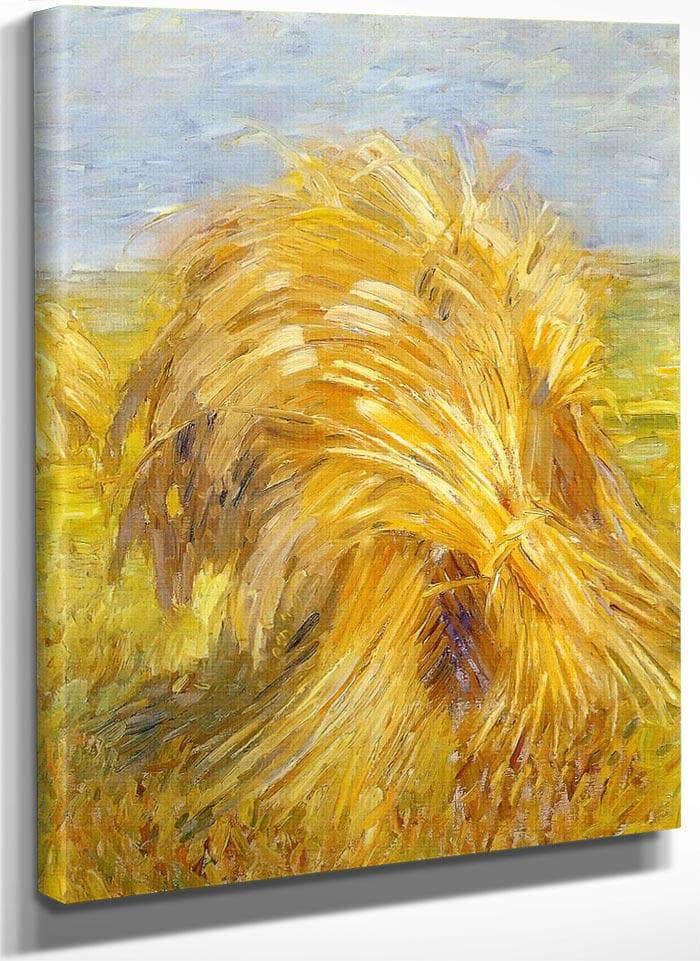 Sheaves Of Grain By Franz Marc Fine Art Print