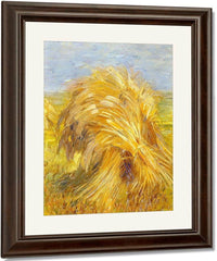 Sheaves Of Grain By Franz Marc Fine Art Print