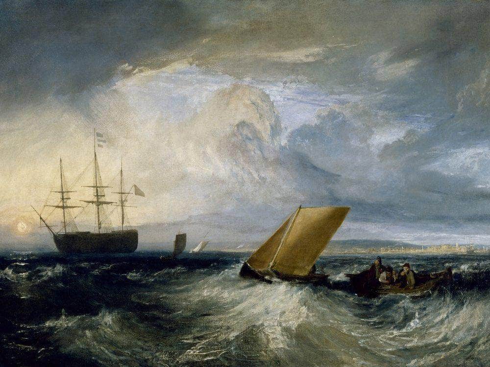 Sheerness As Seen From The Nore By Joseph Mallord William Turner Fine Art Print