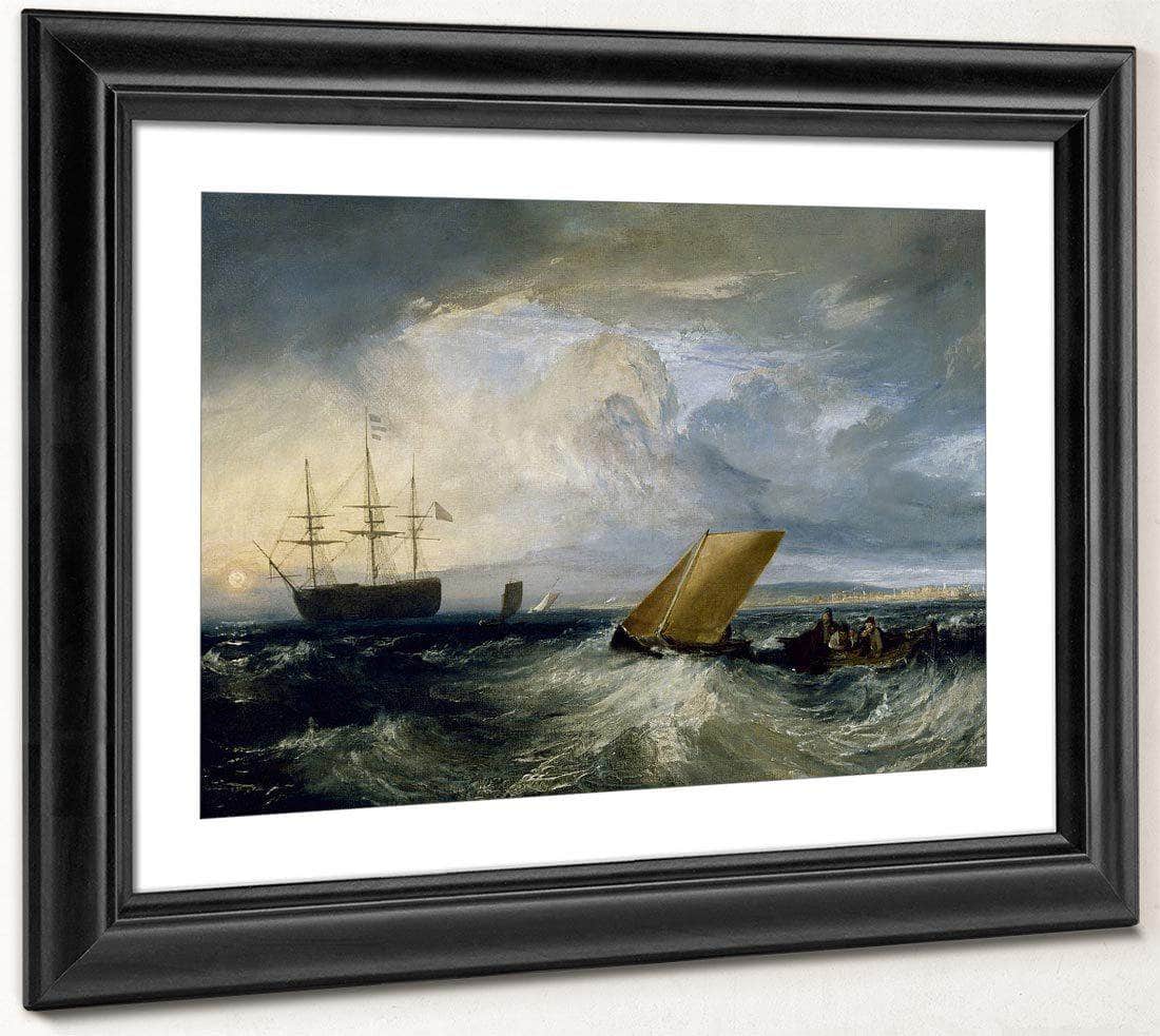 Sheerness As Seen From The Nore By Joseph Mallord William Turner Fine Art Print