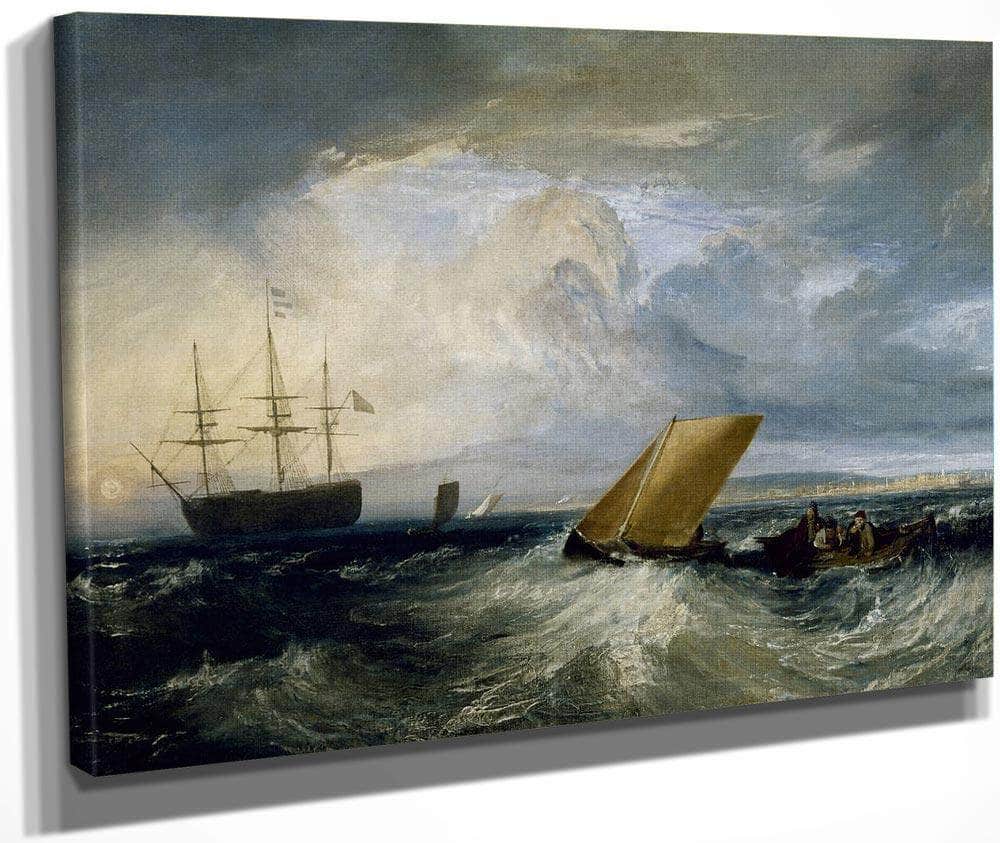 Sheerness As Seen From The Nore By Joseph Mallord William Turner Fine Art Print