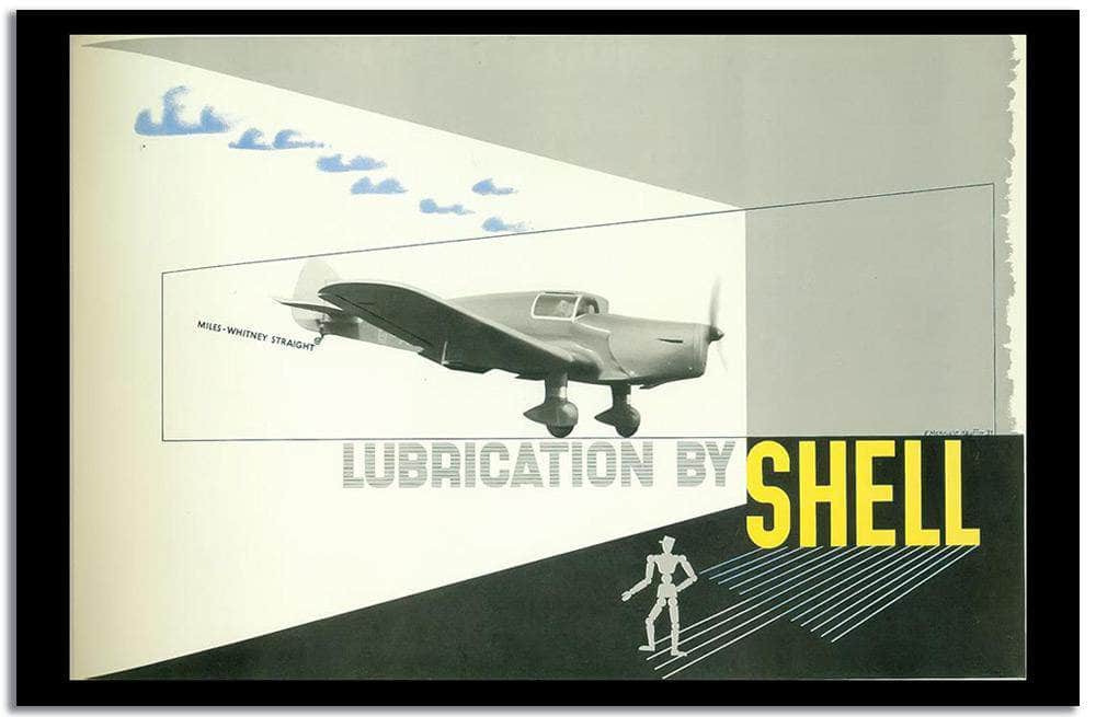 Shell  Vintage Postera Fine Art Print