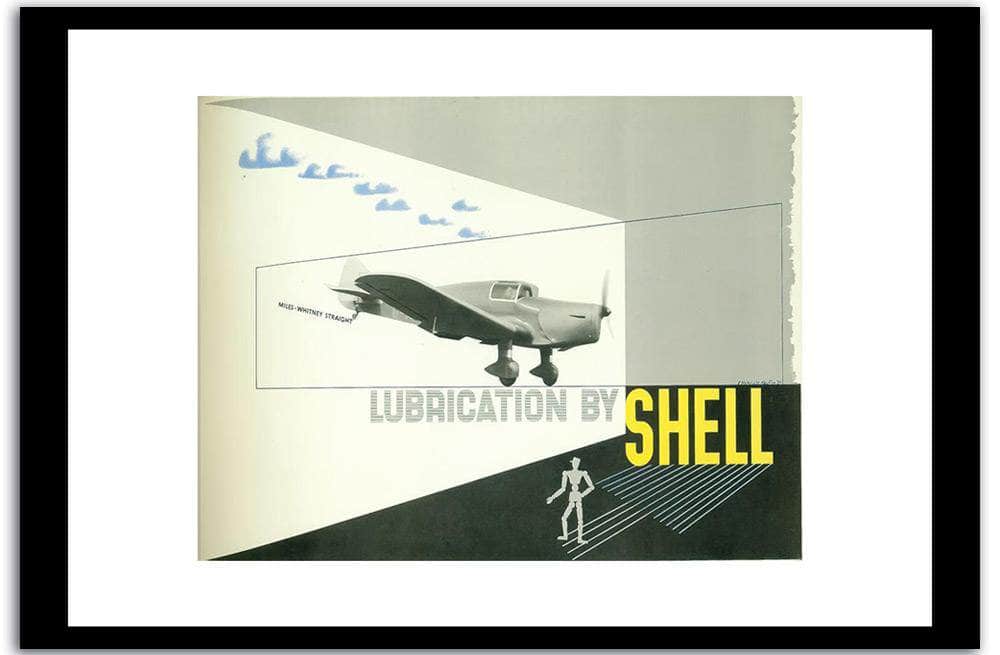 Shell  Vintage Postera Fine Art Print