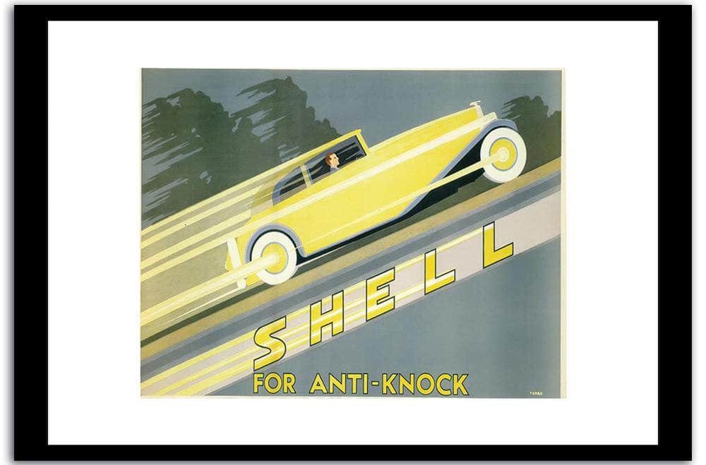 Shell  Vintage Posterb Fine Art Print