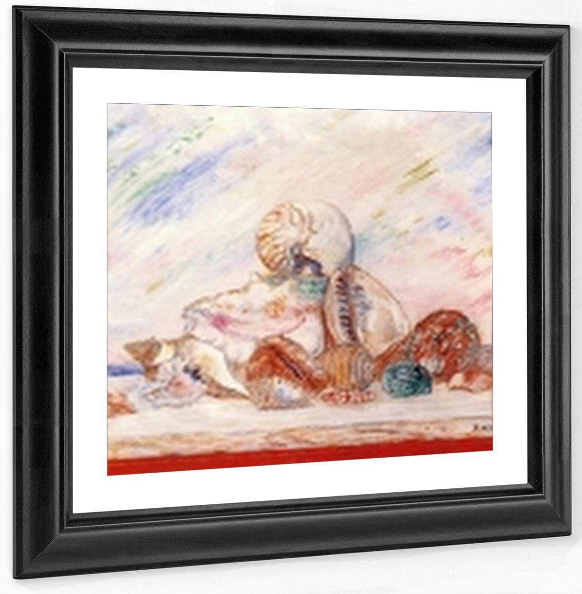 Shells By James Ensor Fine Art Print