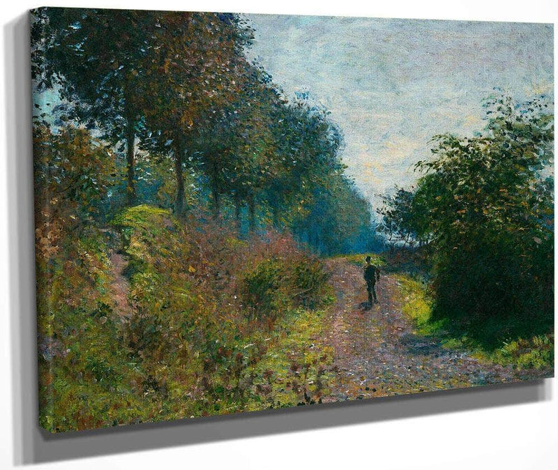 Sheltered Path By Monet Claude Fine Art Print