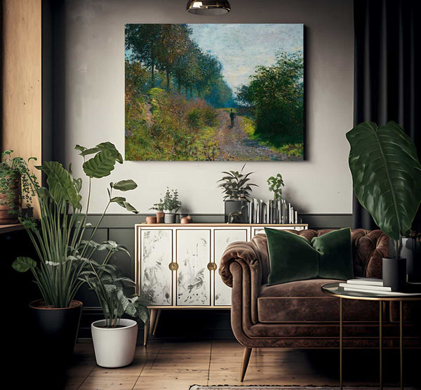 Sheltered Path By Monet Claude Fine Art Print