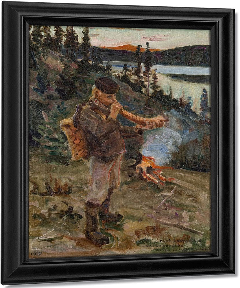 Shepherd Boy From Paanajarvi By Akseli Gallen Kallela Fine Art Print