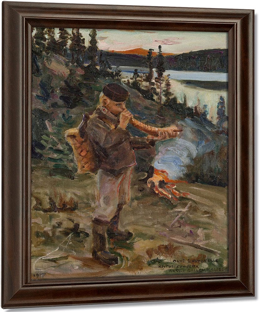 Shepherd Boy From Paanajarvi By Akseli Gallen Kallela Fine Art Print