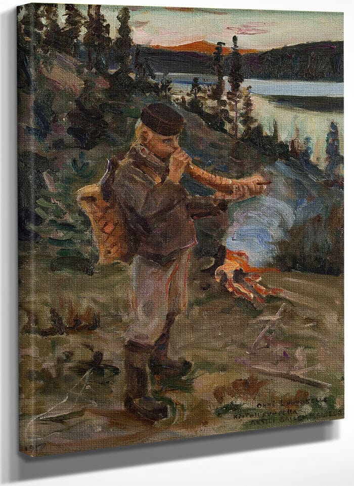 Shepherd Boy From Paanajarvi By Akseli Gallen Kallela Fine Art Print