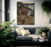 Shepherd Boy From Paanajarvi By Akseli Gallen Kallela Fine Art Print