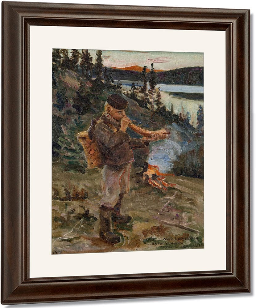 Shepherd Boy From Paanajarvi By Akseli Gallen Kallela Fine Art Print