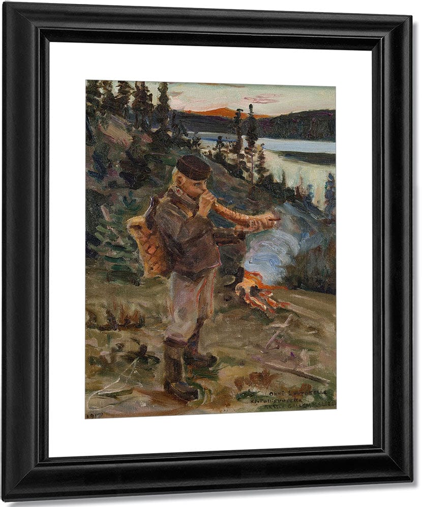 Shepherd Boy From Paanajarvi By Akseli Gallen Kallela Fine Art Print