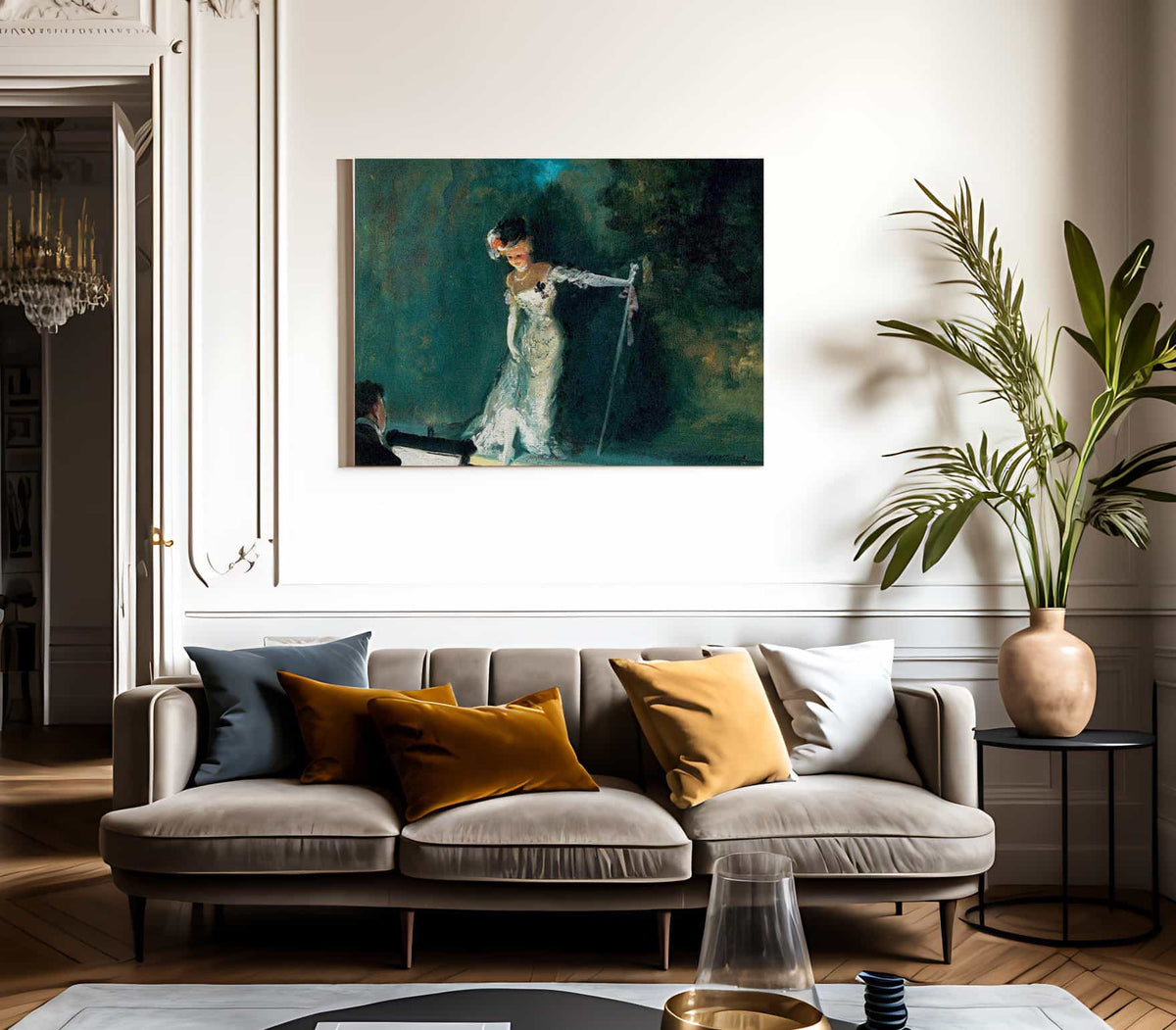 Shinn Revue2 By Everett Shinn Fine Art Print