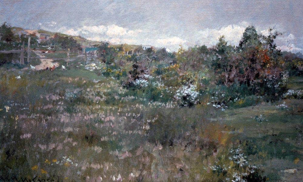 Shinnecock Landscape By  Chase William Merritt Fine Art Print