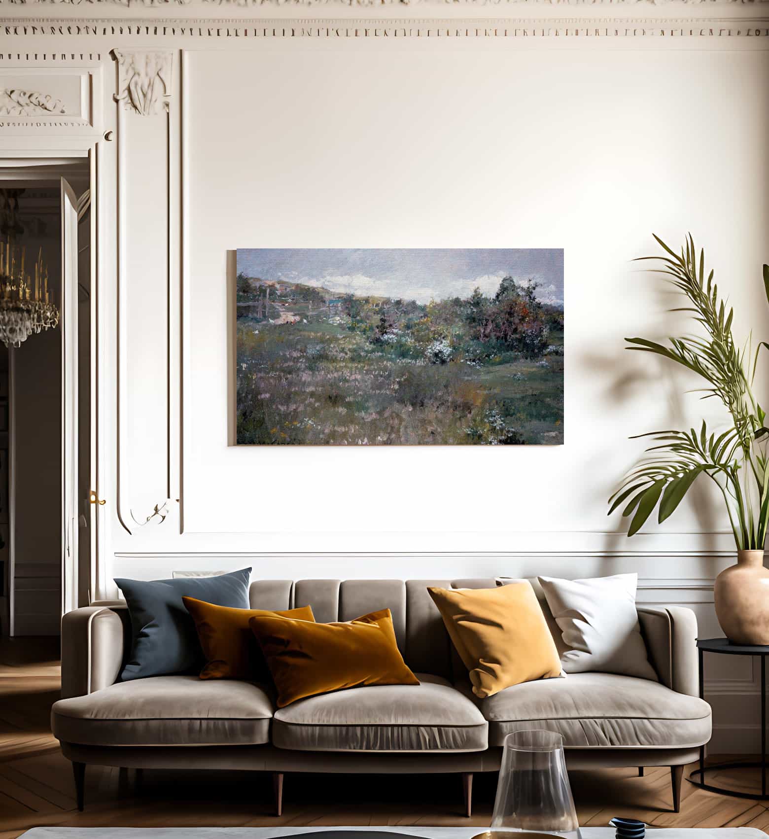 Shinnecock Landscape By  Chase William Merritt Fine Art Print