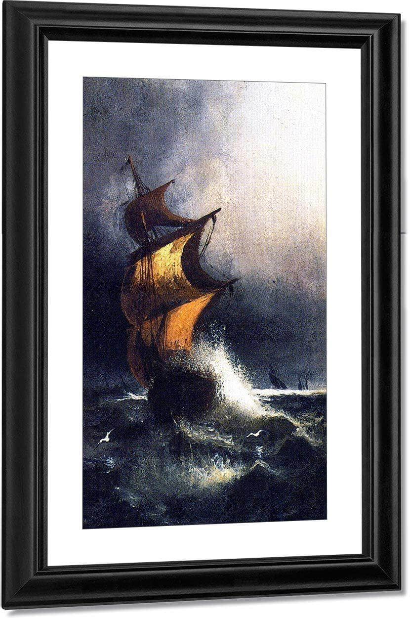 Ship In A Storm By Henry Ossawa Tanner Fine Art Print