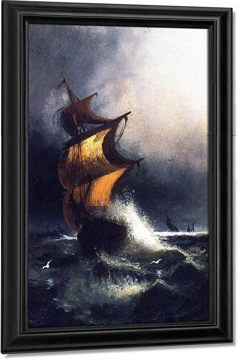 Ship In A Storm By Henry Ossawa Tanner Fine Art Print