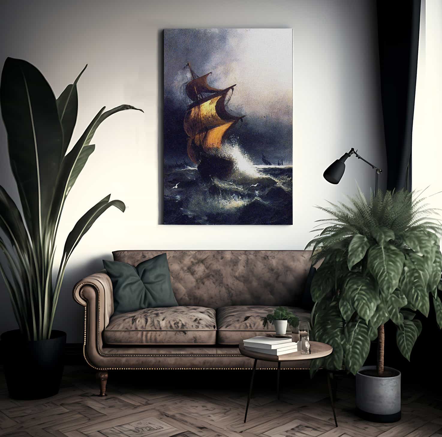 Ship In A Storm By Henry Ossawa Tanner Fine Art Print