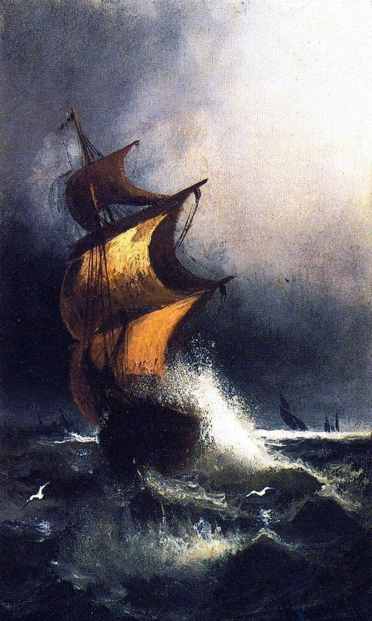 Ship In A Storm By Henry Ossawa Tanner Fine Art Print