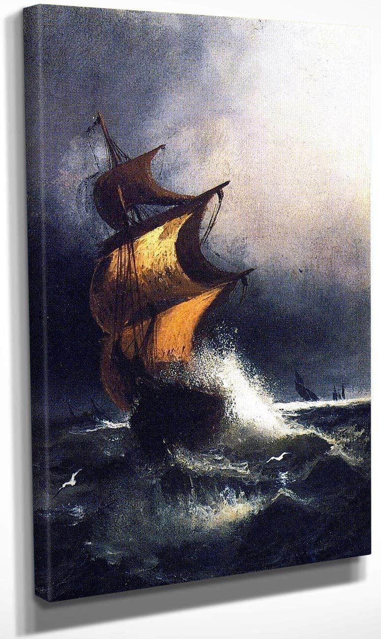 Ship In A Storm By Henry Ossawa Tanner Fine Art Print
