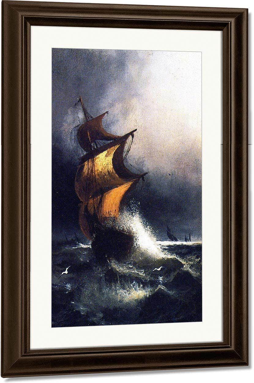 Ship In A Storm By Henry Ossawa Tanner Fine Art Print