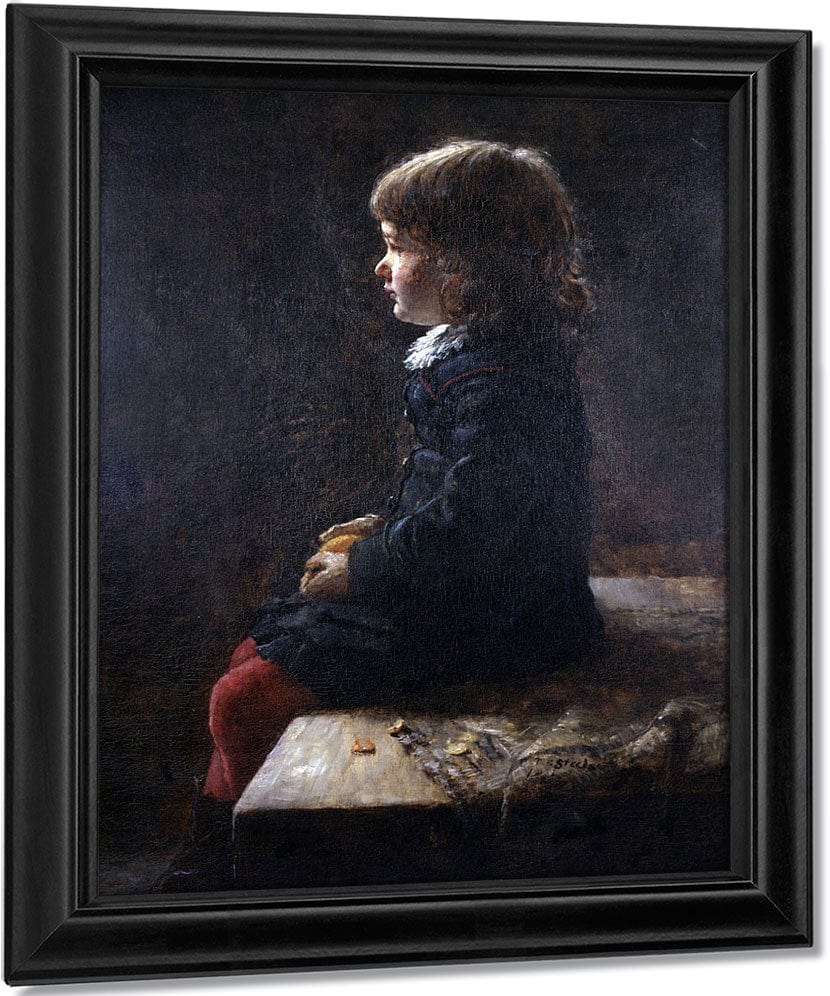 Shirley Steele (1878 1952) By Theodore Clement Steele Fine Art Print