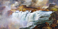 Shoshone Falls On The Snake River Painting Thomas Moran Canvas Art Fine Art Print