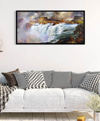 Shoshone Falls On The Snake River Painting Thomas Moran Canvas Art Fine Art Print