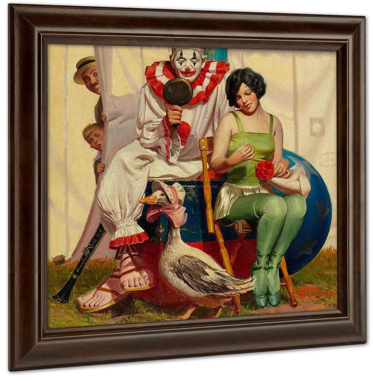 Showtime Liberty Cover July 10 1926 By Leslie Thrasher Fine Art Print