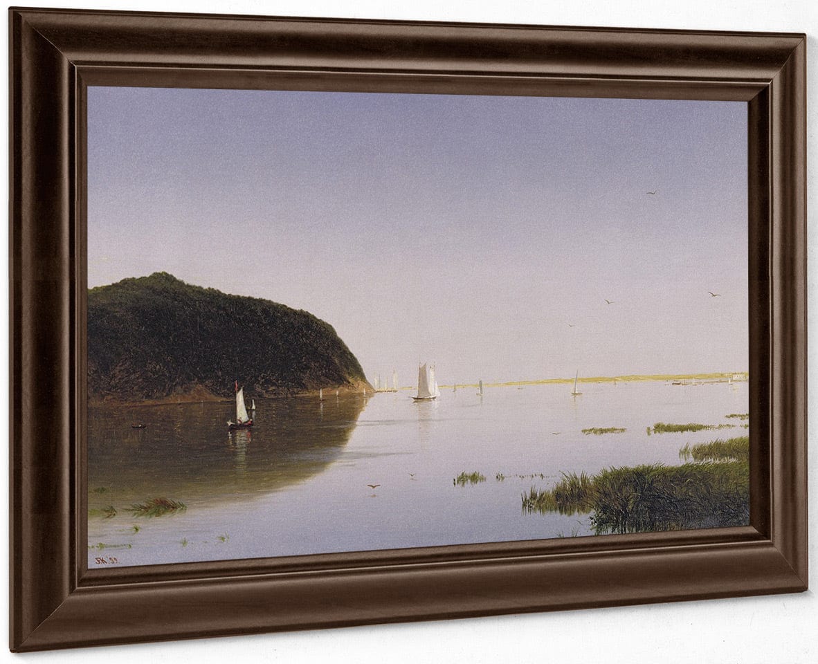 Shrewsbury River, New Jersey By John Frederick Kensett Fine Art Print