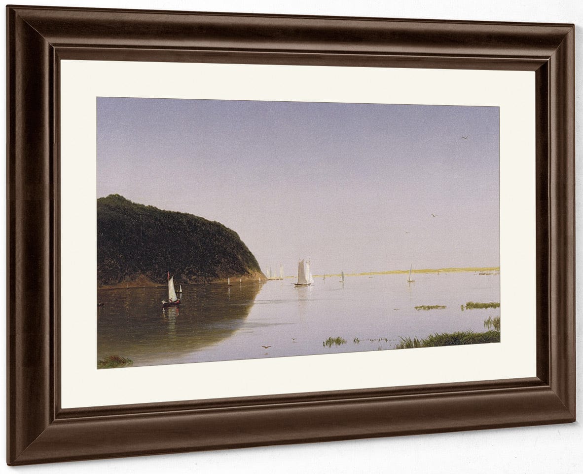 Shrewsbury River, New Jersey By John Frederick Kensett Fine Art Print