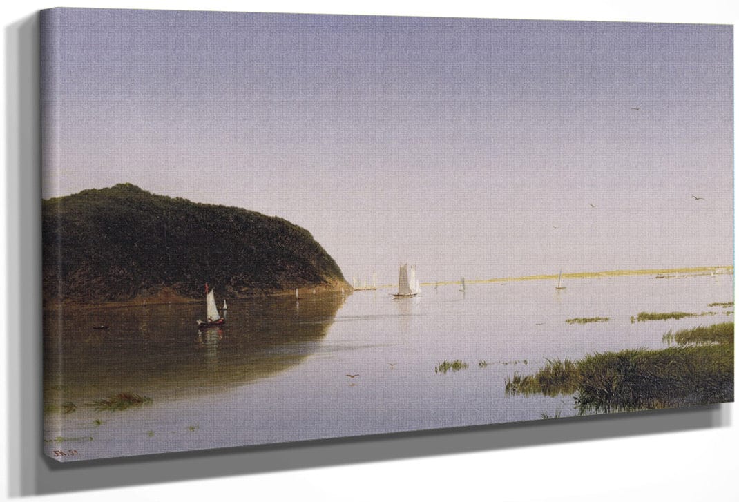 Shrewsbury River, New Jersey By John Frederick Kensett Fine Art Print