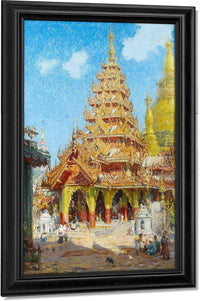 Shwe Dagon Pagoda, Burma By Colin Campbell Cooper Fine Art Print