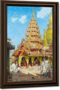 Shwe Dagon Pagoda, Burma By Colin Campbell Cooper Fine Art Print