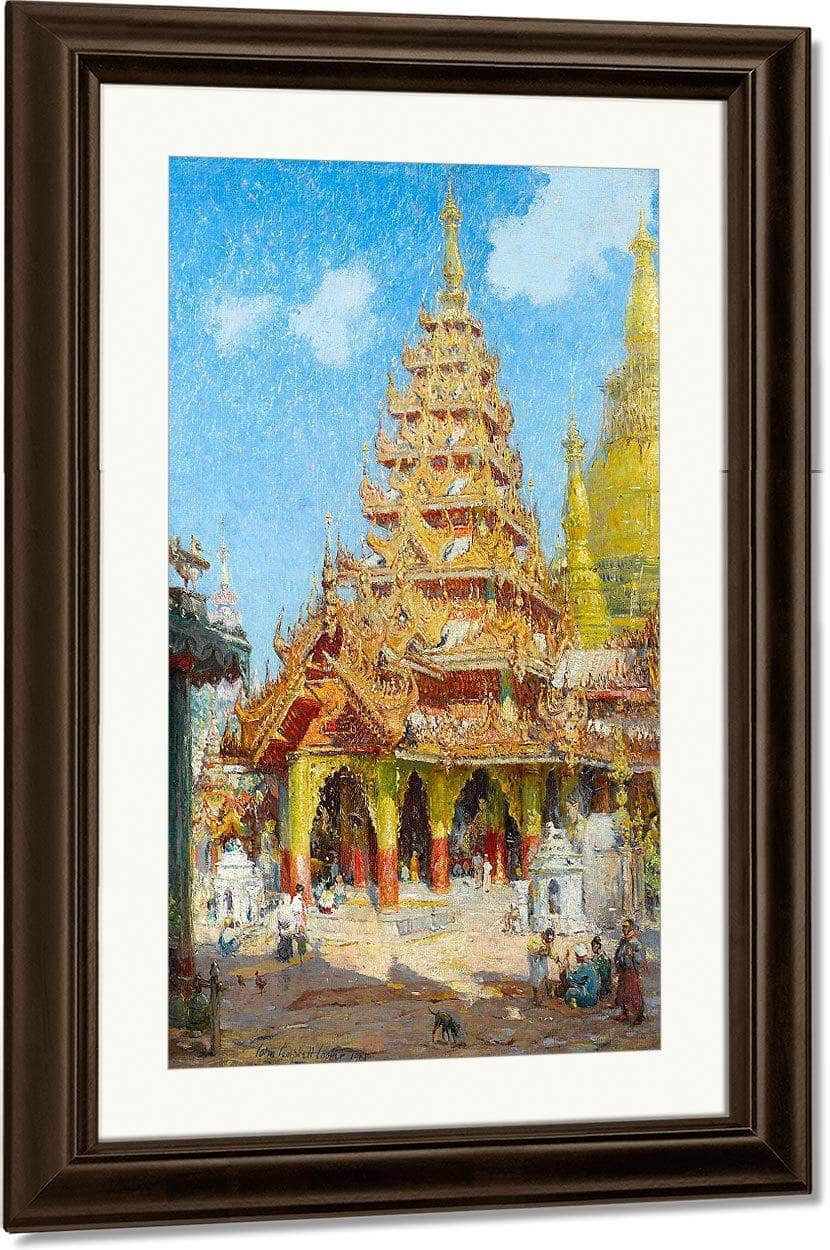 Shwe Dagon Pagoda, Burma By Colin Campbell Cooper Fine Art Print