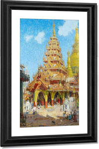 Shwe Dagon Pagoda, Burma By Colin Campbell Cooper Fine Art Print