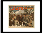 Siberia  Vintage Poster Fine Art Print