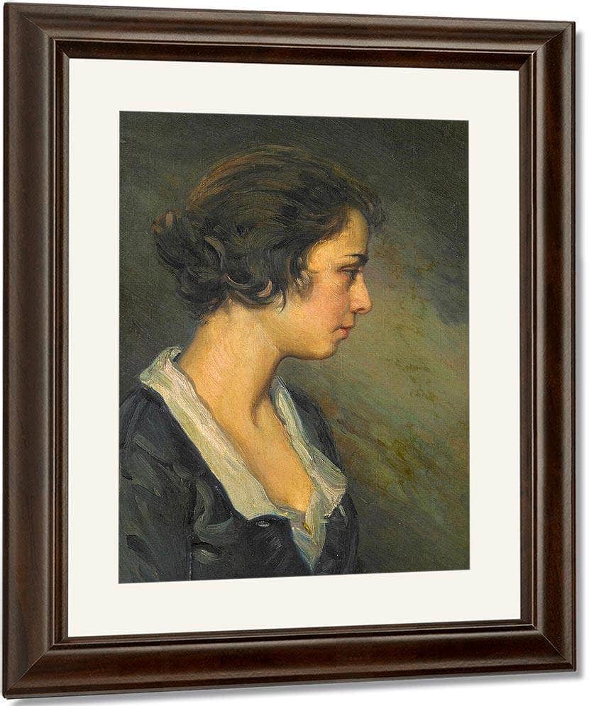 Sicilian Girl, C. 1919 By Joseph Kleitsch Fine Art Print