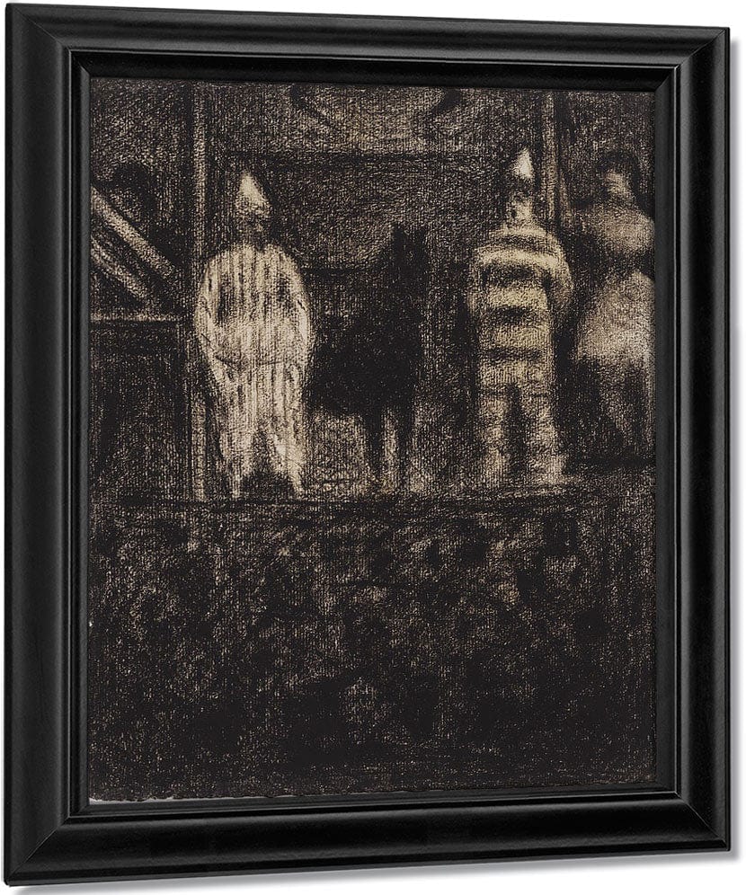 Sidewalk Show By Georges Pierre Seurat Fine Art Print