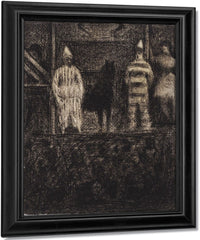 Sidewalk Show By Georges Pierre Seurat Fine Art Print